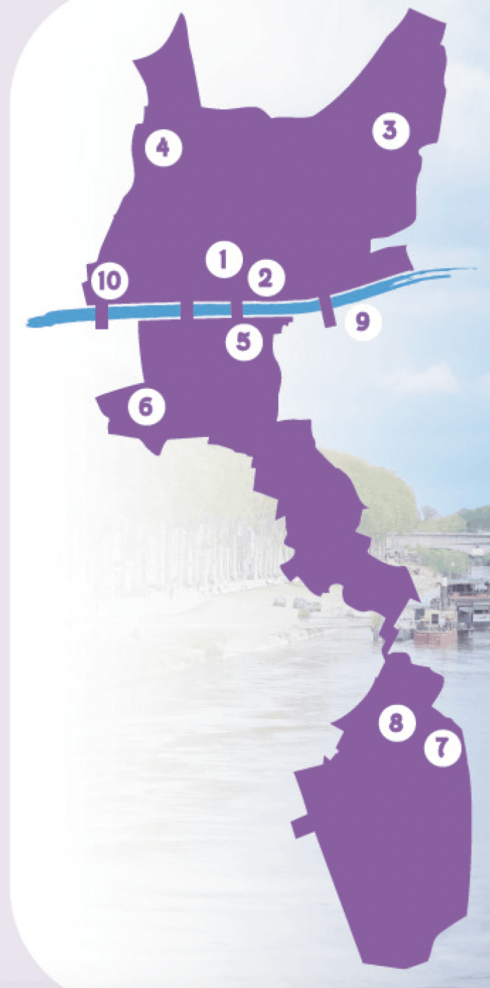 Carte des Projets Phares Orléans